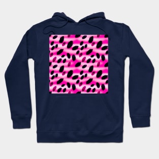 Pink Panther Chic: Rosy Animal Print Elegance Hoodie